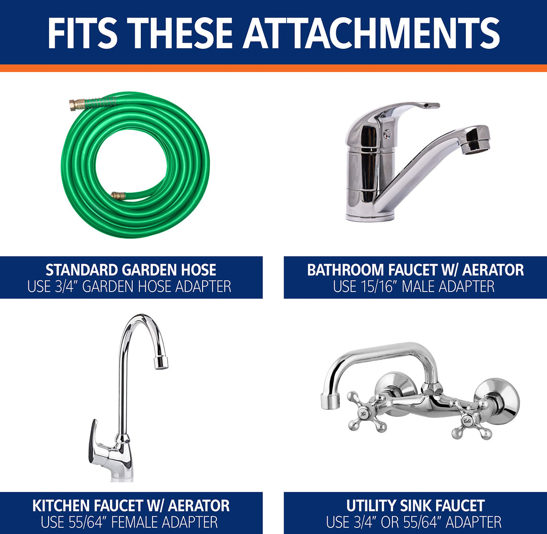 Aquarium Fish Tank Water Changer With 50 Foot Hose