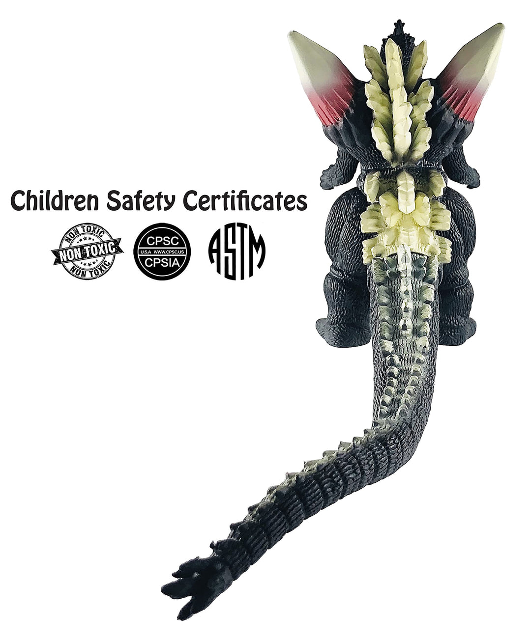 Space Godzilla Toy Action Figure, 1994 Movie Monster Series SpaceGodzilla Soft Vinyl, Carry Bag