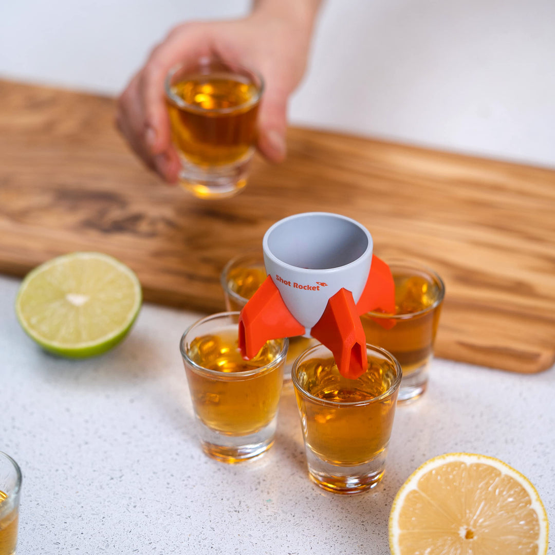 Shot Rocket Dispenser (4 Shot Glass Dispenser)