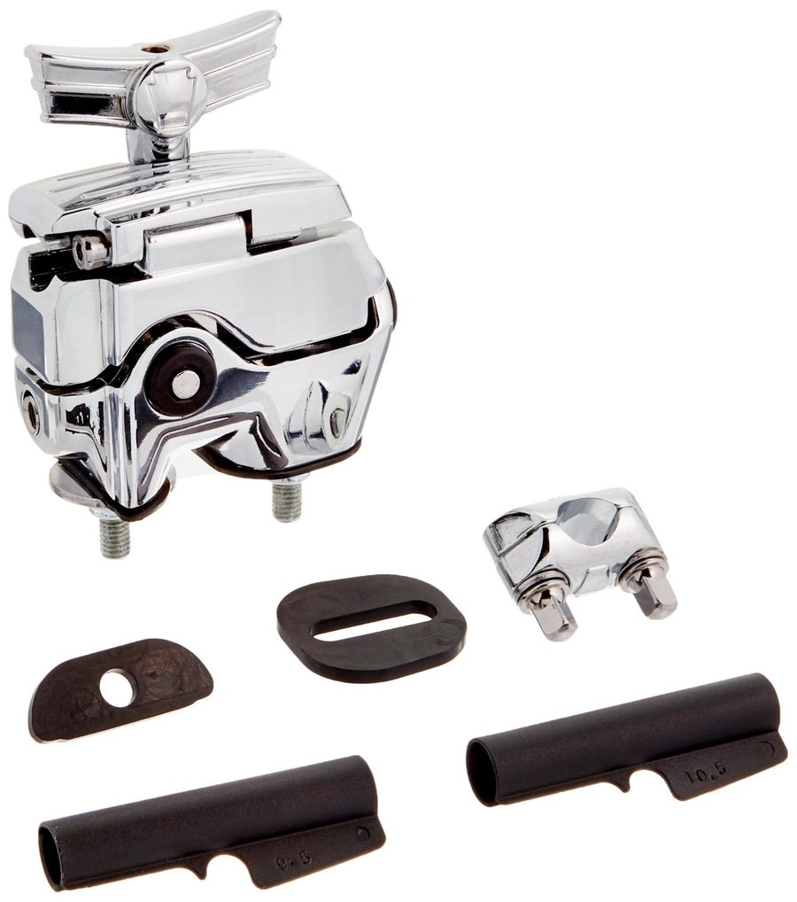 LAPAM1 Atlas Single Mount Bracket Drum Set Mounting Hardware, Silver,Black