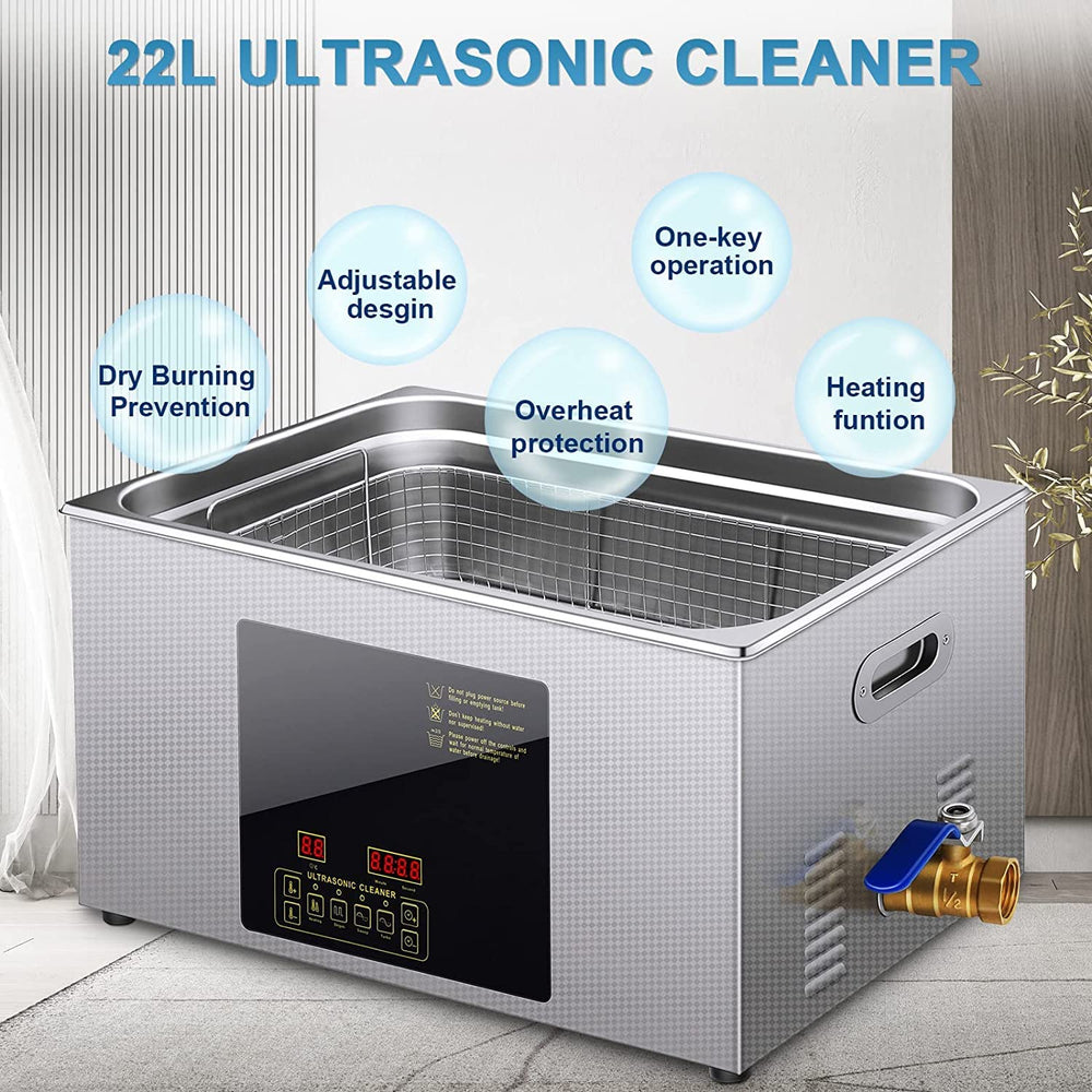 Olenyer ultrasonic Jewelry Cleaner Machine 3L lab Professional Ultra Sonic Glasses Cleaning hypersonic Heated Large Carburetor for Diamonds,Eyeglass,hornady,Ring,Food,Gun Parts,Watches,Denture