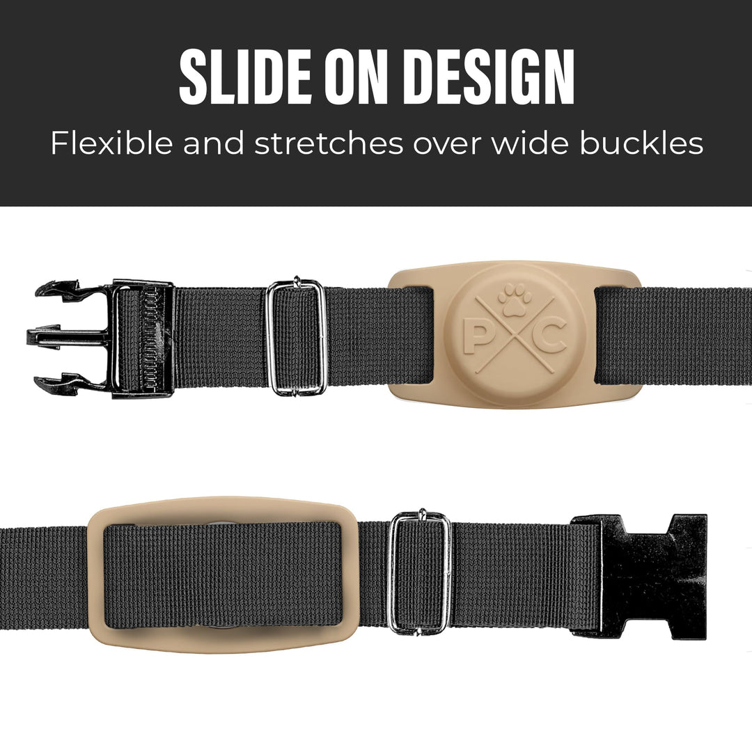 AirTag Dog Collar | Durable & Protective Dog AirTag Holder - Track Your Pet Using Apple AirTag Technology - Dog Collar AirTag Holder -for Dogs and Cats