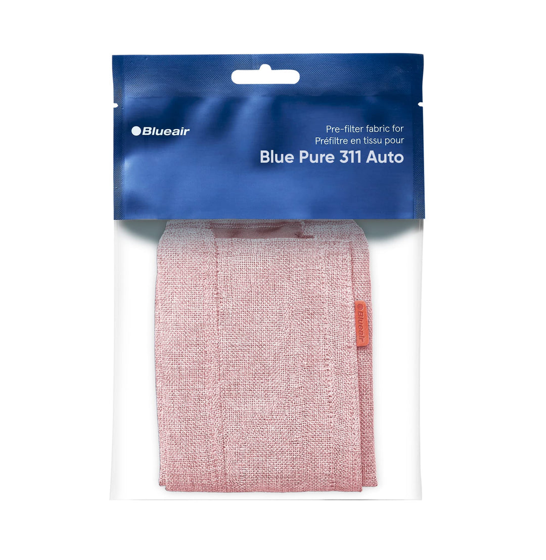 BLUEAIR Blue Pure 311 Auto Light Pink Pre-Filter, Washable Fabric Traps Pollen, Pet Hair & Dust, Archipelago Sand