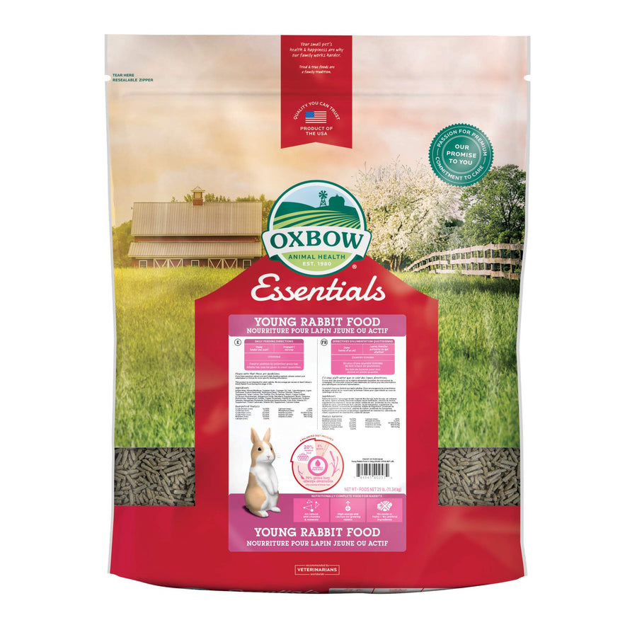 Essentials Young Rabbit Food - All Natural Rabbit Pellets - 25 lb.