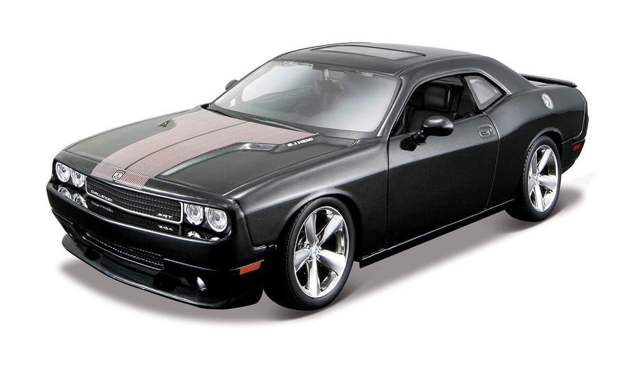 1:24 Scale Assembly Line 2008 Dodge Challenger SRT8 Diecast Model Kit (Colors May Vary) Small