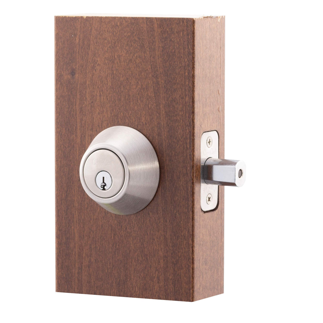 DB2410SS Single Cylinder Deadbolt, Standard Size, Satin Stainless