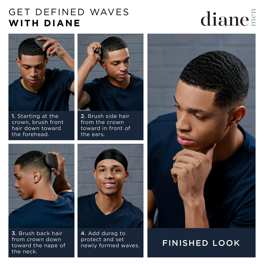Wave, Men’s Boar Brushes : Original 100% Boar Medium Wave Brush