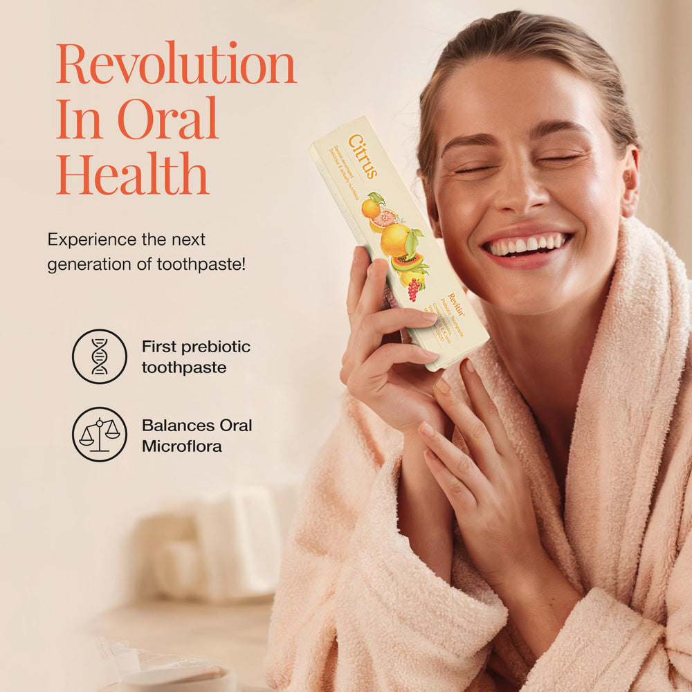 Toothpaste | Fluoride-Free Prebiotic Citrus Tooth Gel | No SLS, Gluten Free, Dye Free, GMO Free, No Sweeteners | Non-Toxic, Kid Approved