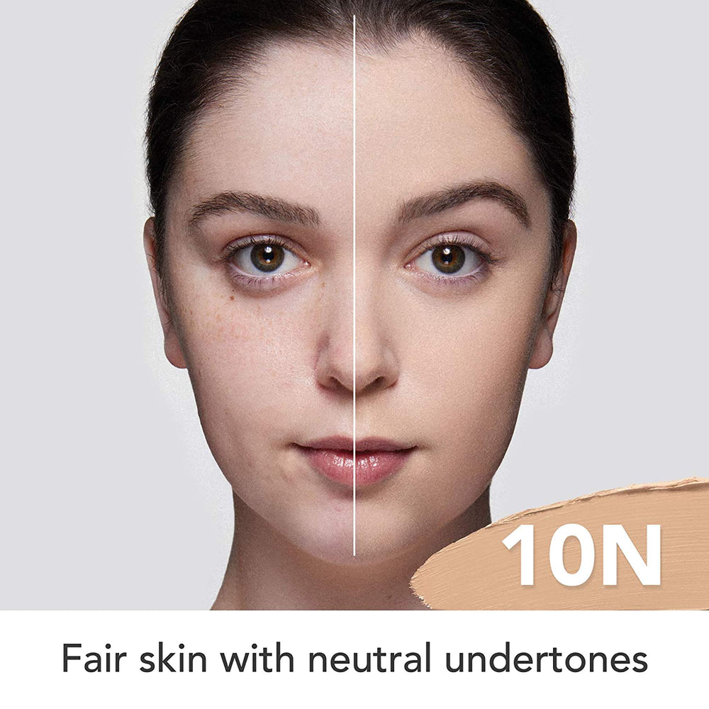 Cover Creme High Coverage Foundation with SPF 30, 10N Warm Ivory, 1 Oz.