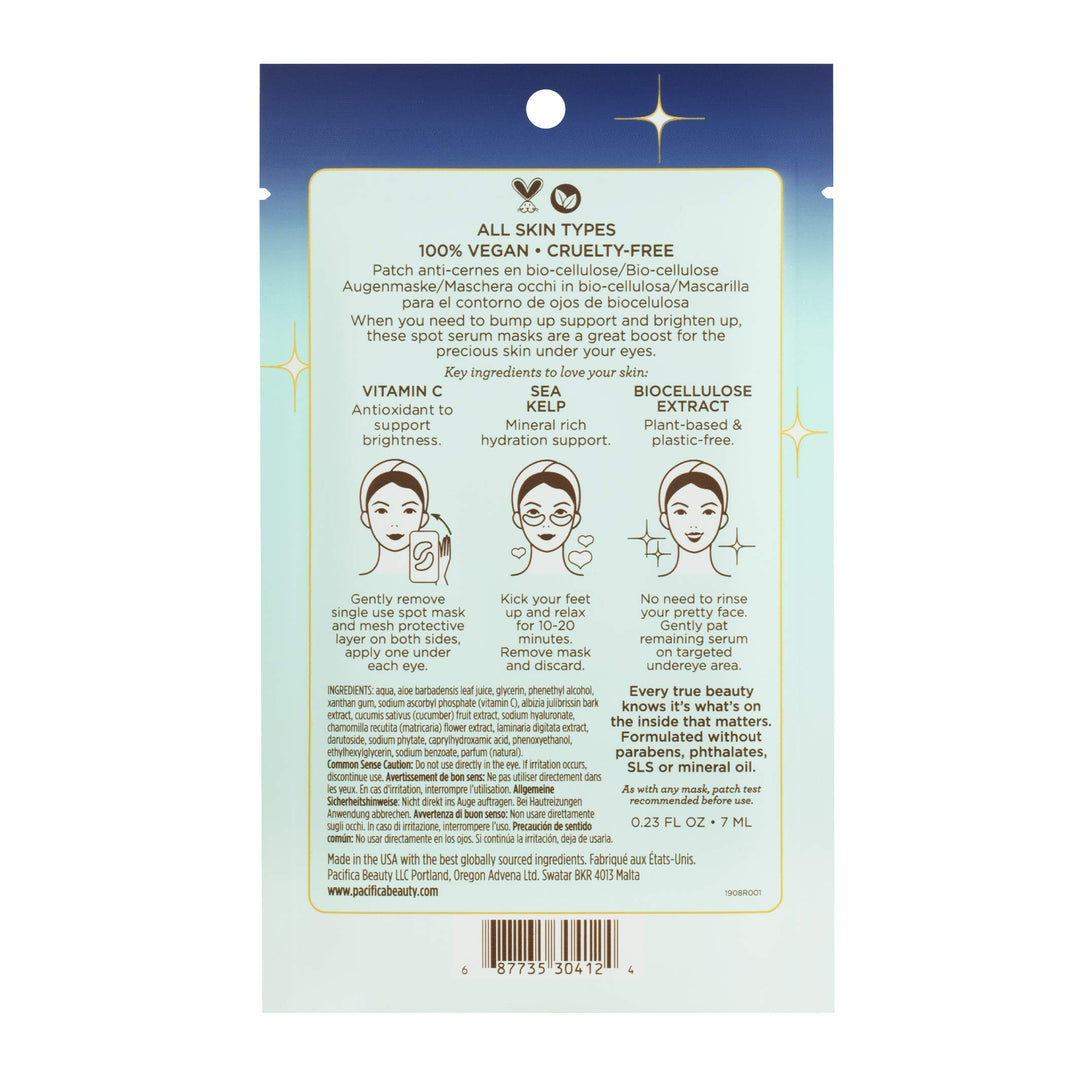 Eye Bright Undereye Vitamin C Spot Serum Mask Unisex 0.23 oz