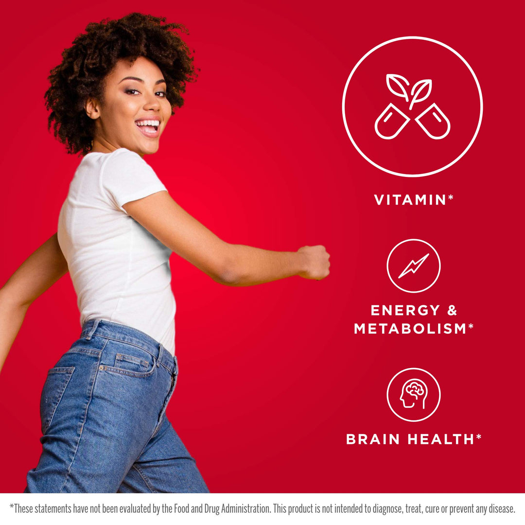 B-Right - 100 Veggie Caps, Pack of 2 - Low-Odor Vitamin B-Complex Formula - Energy & Metabolism Support - Promotes Brain, Heart & Cardiovascular Health - 100 Count (Pack of 2)