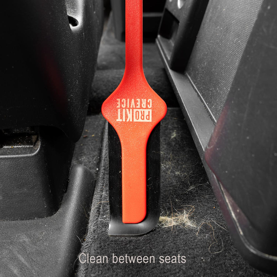 Pro Pet Hair Tool Kit | Pet Hair Remover for Couch, Car Carpet, Car Seat, Auto Interior Detailing Kit, Cat and Dog Hair Remover Tool, Cat Fur Remover, Deep Cleaning Tools