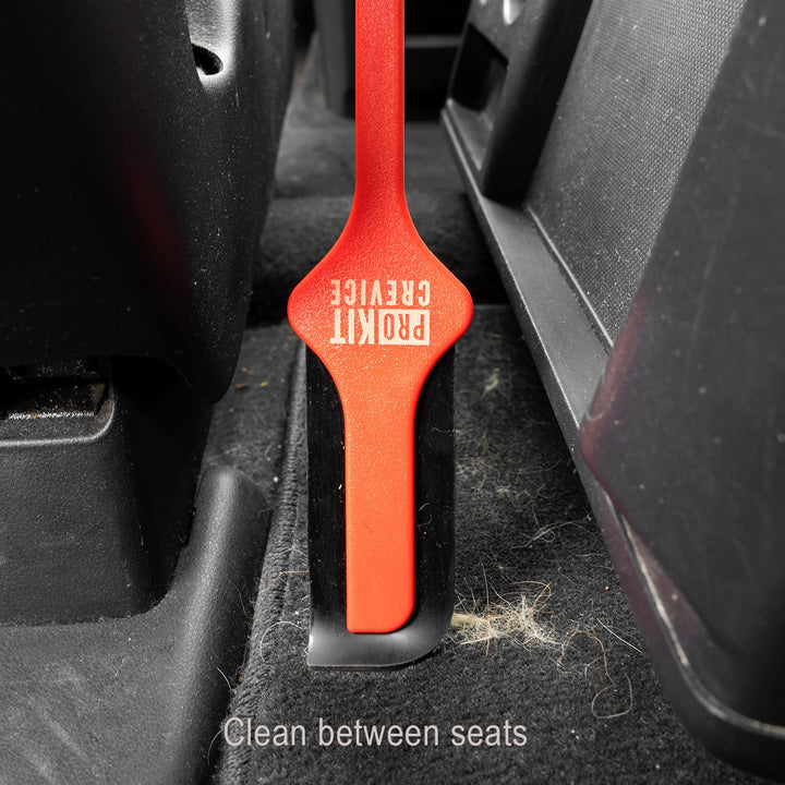 Pro Pet Hair Tool Kit | Pet Hair Remover for Couch, Car Carpet, Car Seat, Auto Interior Detailing Kit, Cat and Dog Hair Remover Tool, Cat Fur Remover, Deep Cleaning Tools