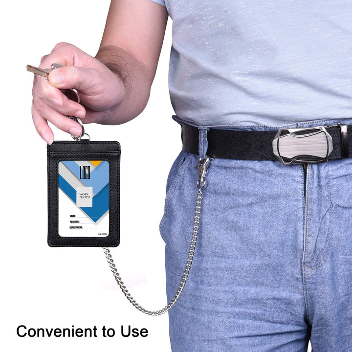 Wallet Chain, 16 inch Heavy Duty Pocket Keychain with Lobster Clasps and 2 Keyrings for Keys, Wallet, Jeans, Pants, Belt Loop, Purse and Handbag