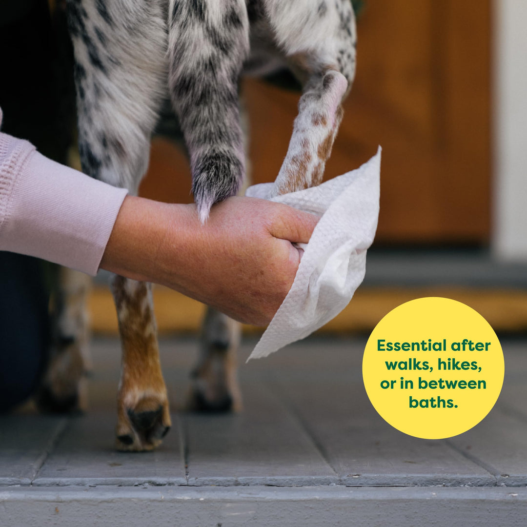 Pet Grooming Wipes for Dogs and Cats, Hypoallergenic, Cleaning and Hydrating, for Paws, Body and Butt, Unscented, 400 Count