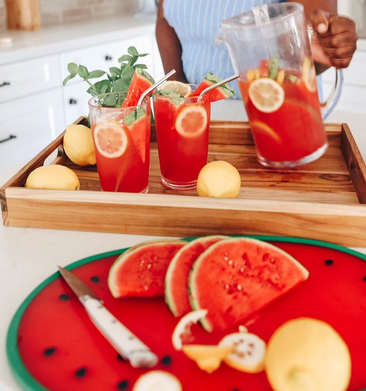 Watermelon Cutting/Serving Board, Watermelon Shape