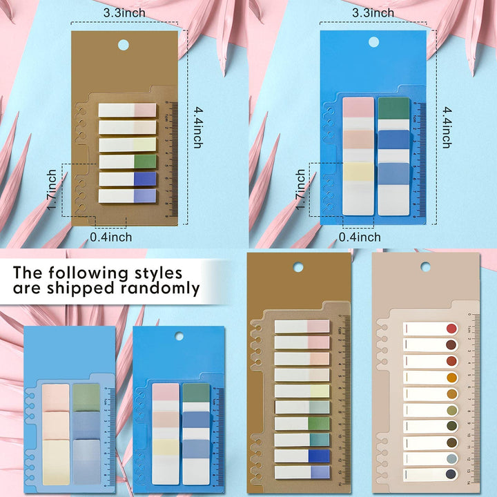 920 Pieces Sticky Tabs Annotation Tabs Page Markers Tabs Writable Index Tab Marking Flags Transparent Sticky Notes for Bible, Notebook Annotation Supplies