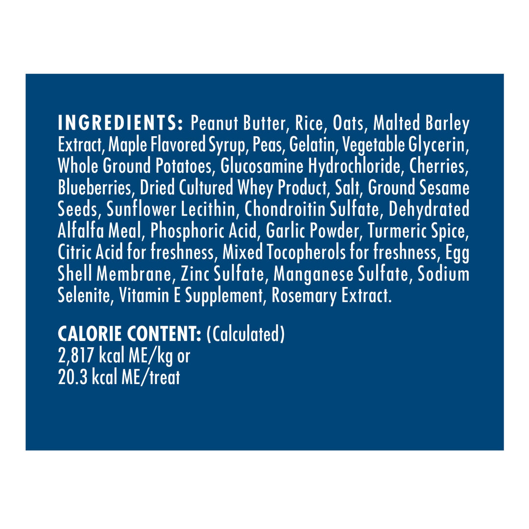 Zuke’s Hip Action, Hip And Joint Support, Soft And Chewy Natural Dog Treats , Peanut Butter And Oats Recipe - 16.0 OZ Bag