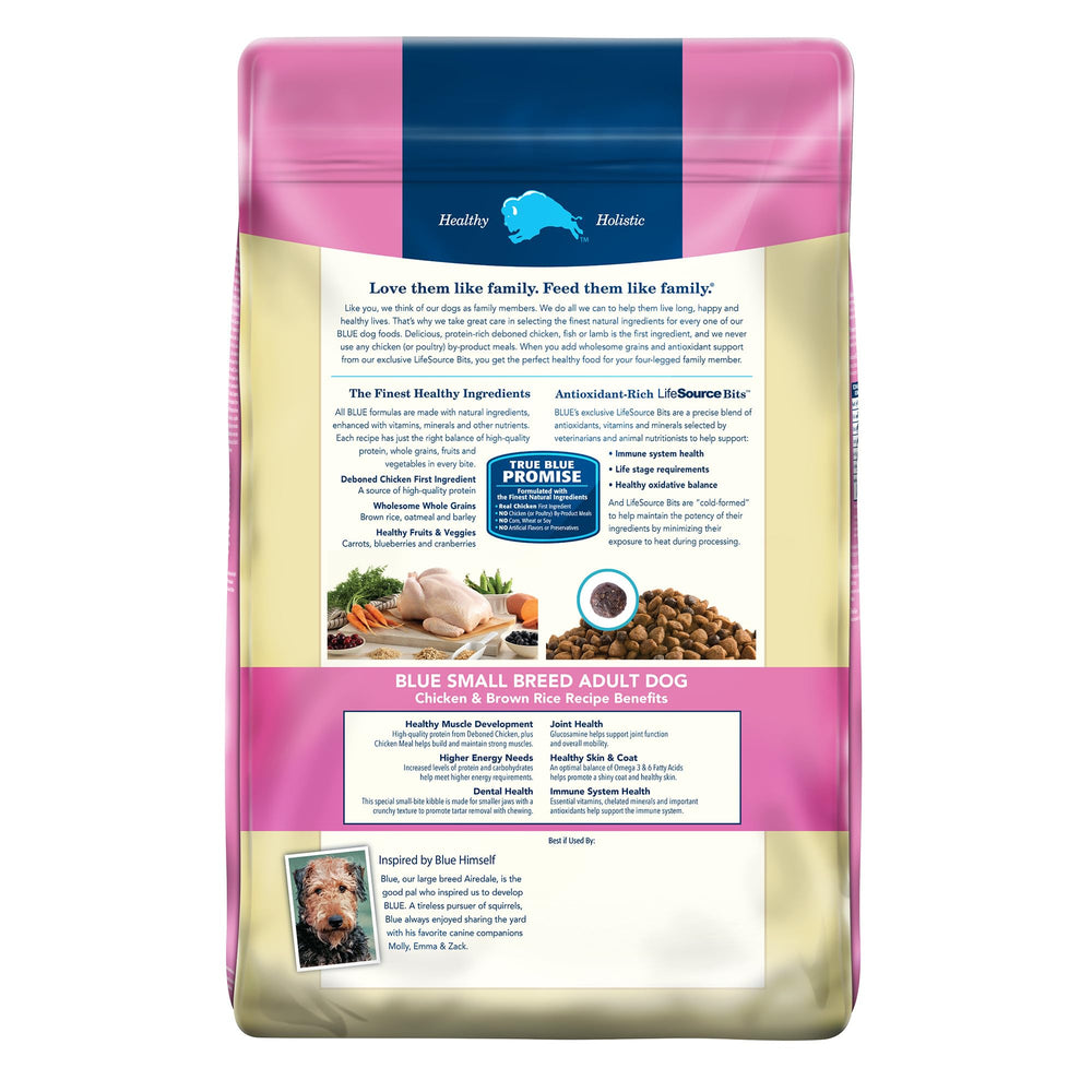 Life Protection Formula Adult Small Breed Dry Dog Food, Supports High Energy Needs, Made with Natural Ingredients, Chicken & Brown Rice Recipe, 15-lb Bag