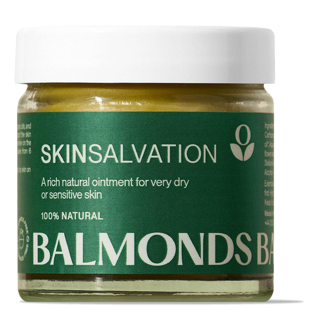 Skin Salvation Intensive Moisturizer – All-Natural Balm for Dry & Sensitive Skin with Calendula, Hemp & Beeswax. Premium, Hydrating Salve, 1 Oz (30 ml)