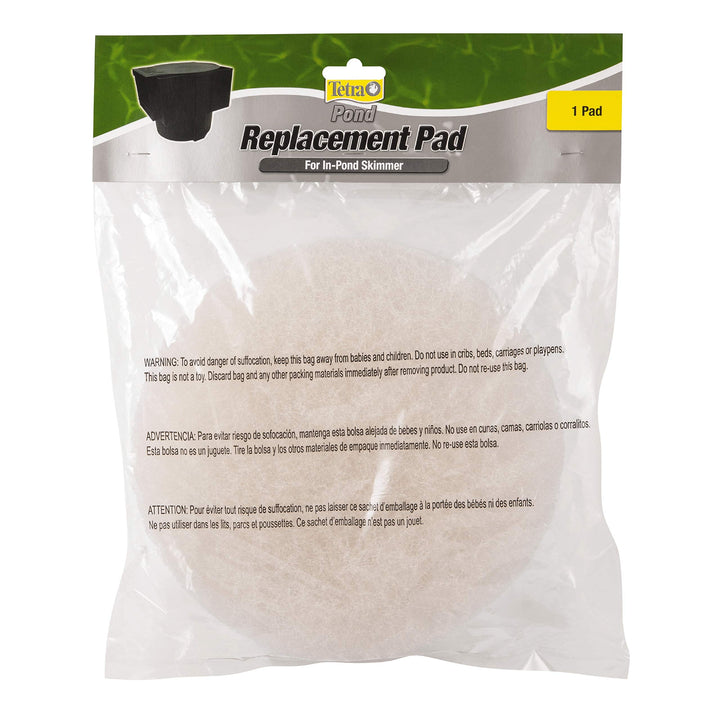 Pond Replacement Pad Set For In-Pond Skimmer, Skims Pond Debris Before It Sinks