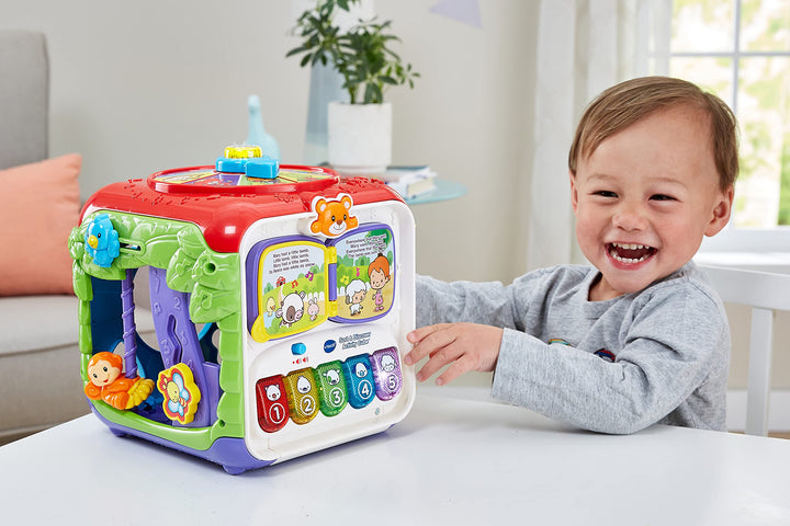 Sort and Discover Activity Cube (Frustration Free Packaging), Red