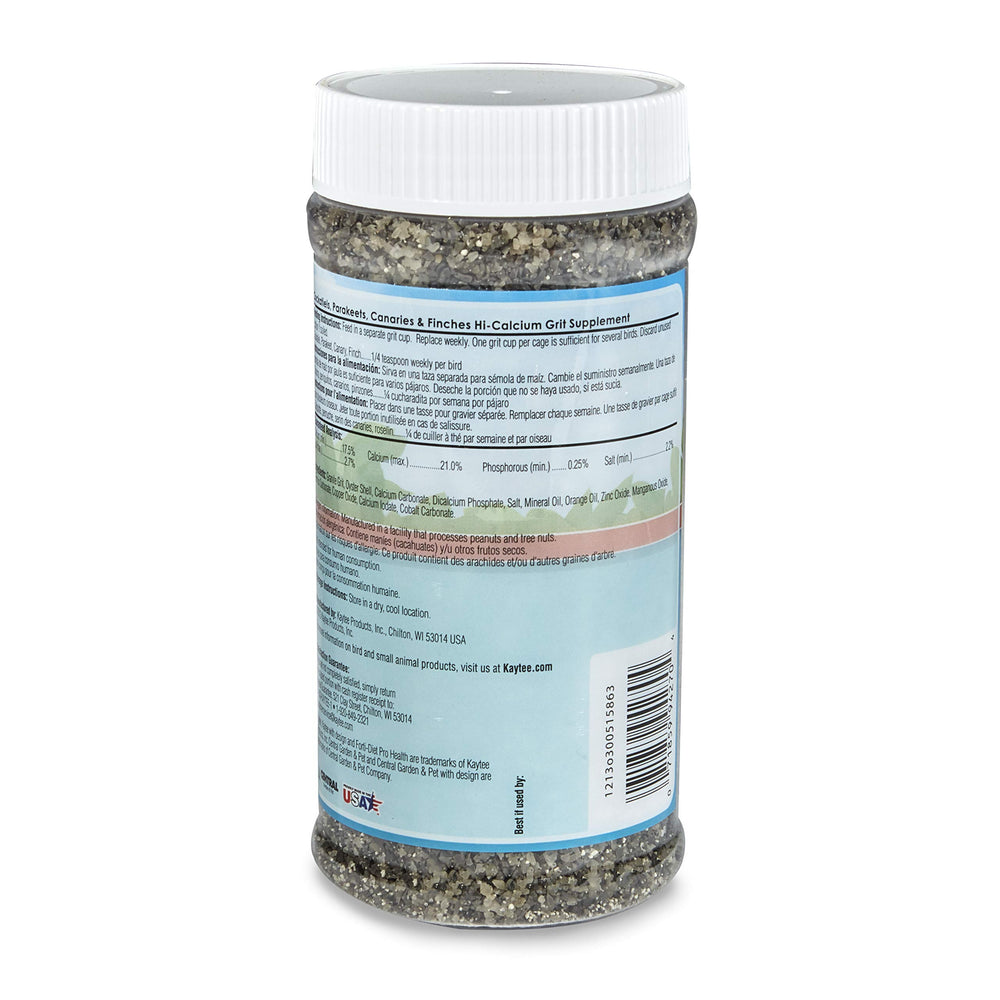 Hi-Calcium Grit for Small Birds - Jar 21 oz