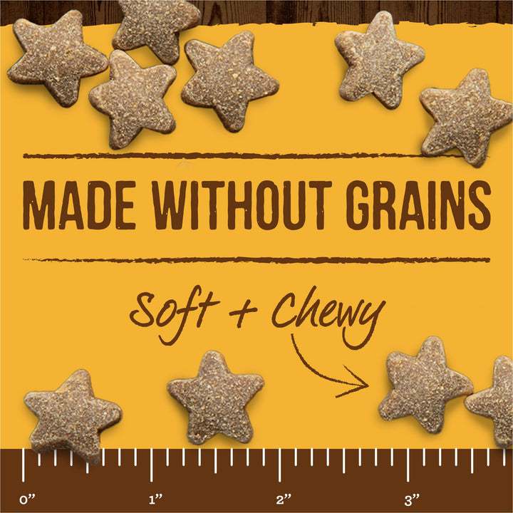 Power Bites Natural Soft And Chewy Real Meat Dog Treats, Grain Free Snack With Real Chicken Recipe - 6 oz. Bag