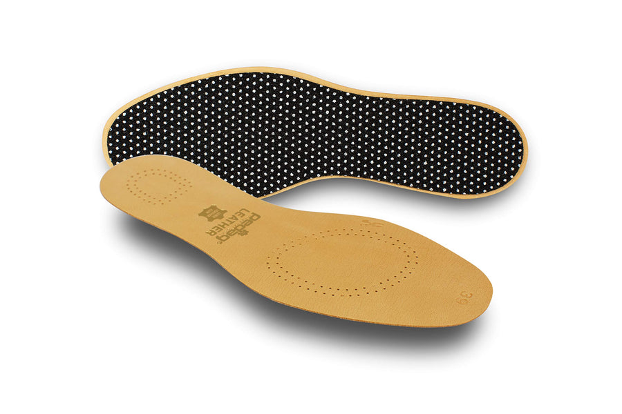 172 Leather Naturally Tanned Sheepskin Insole with Activated Carbon, Tan, US M10/11 EU 43/44