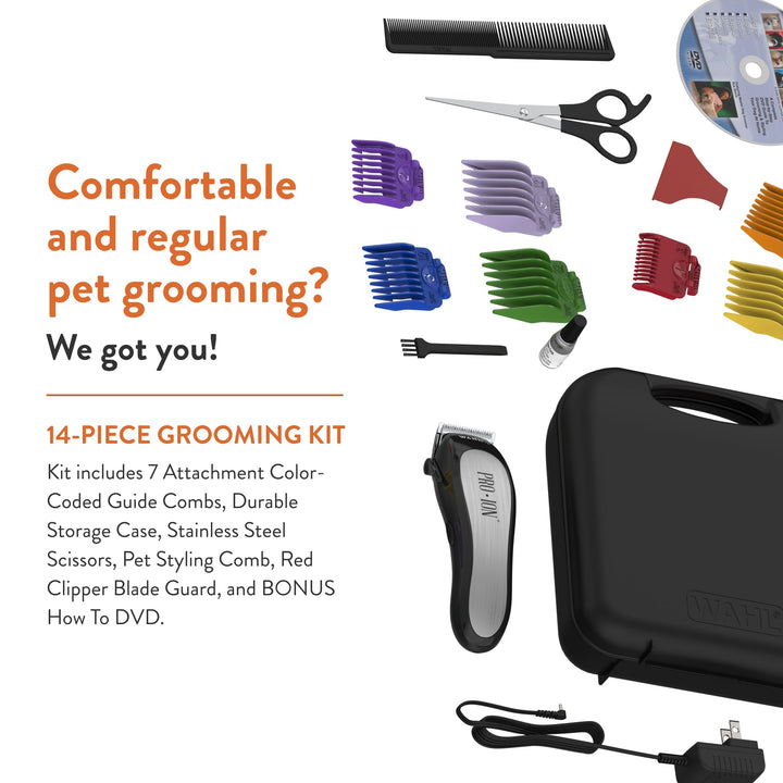Professional Animal Pro Ion Pet, Dog, and Cat Cordless Clipper Kit