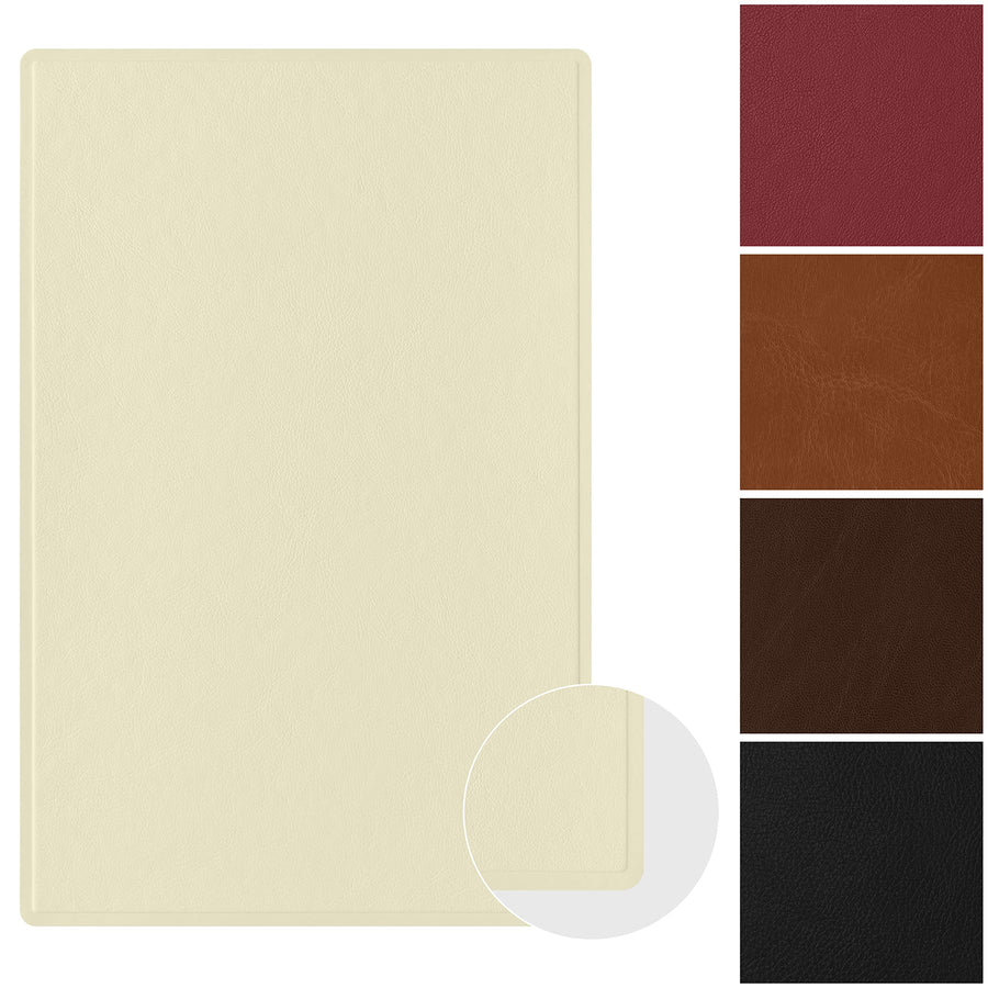 Leather Repair Patch 5X8 inch Self-Adhesive Couch Patch Leather for Sofas, Car Seats, Handbags, First Aid Patch(Matte Beige)
