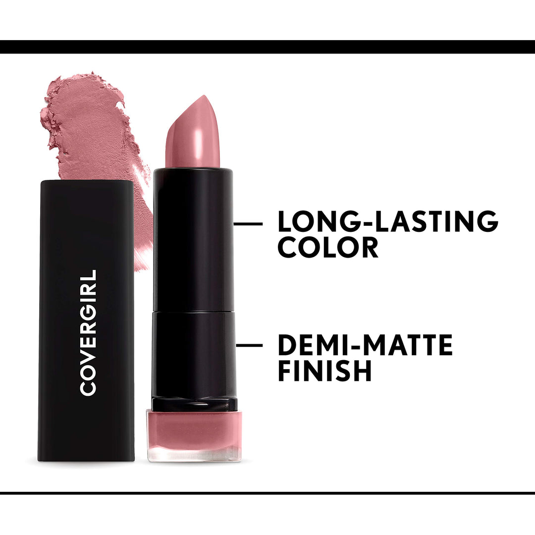 Exhibitionist Lipstick Demi-Matte, Worthy 450, 0.123 Ounce