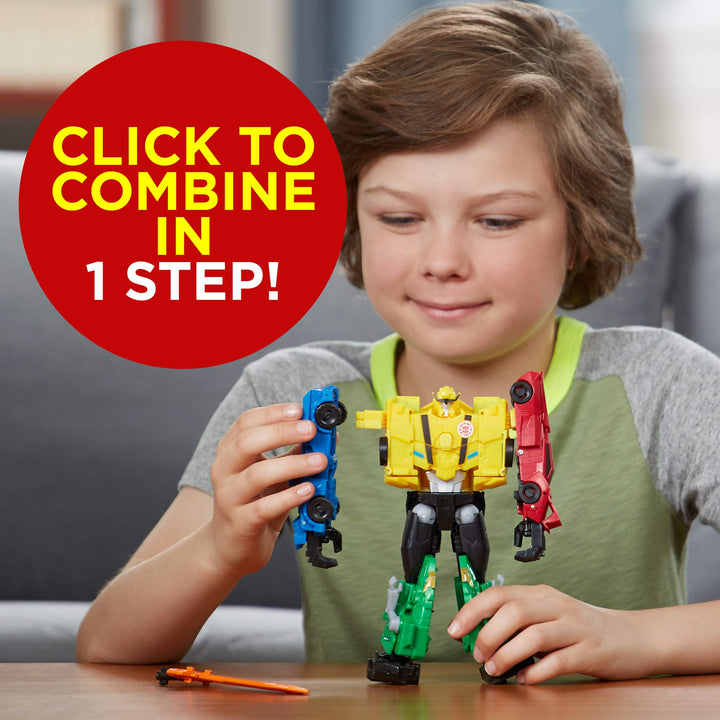 Toys Autobot Team Combiner Pack - 4 Figure Gift Set – Combine into a Super Robot - Age 6 and Up - 8.5 inch (Amazon Exclusive)