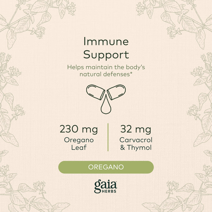 Oil of Oregano - Immune and Antioxidant Support Supplement to Help Sustain Overall Well-Being - with Oregano Oil, Carvacrol, and Thymol - 60 Vegan Liquid Phyto-Capsules (30-Day Supply)