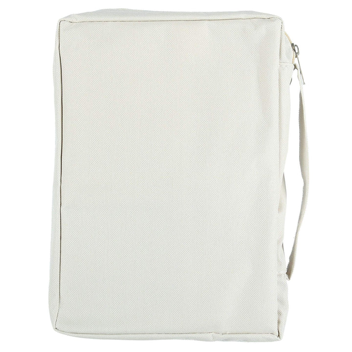 B2216 Faithworks-French Press Mornings Canvas Bible Cover, 7 x 10-Inch, Be Truly Glad