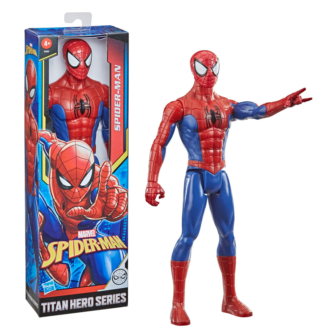Titan Hero Series Spider-Man 12-Inch Action Figure with Fx Port, Super Hero Toys, Christmas Gifts for Boys and Girls