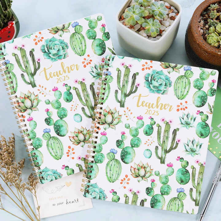 2025 Teacher Planner - Lesson Planner 2025 from Jan 2025 - Dec 2025, 8'' x 10'', Lesson Plan Book, Weekly & Monthly Lesson Planner with Quotes