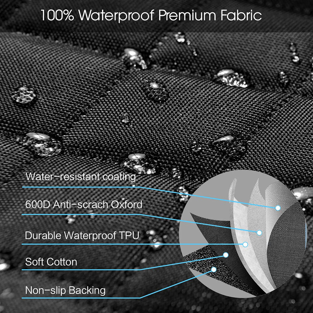 Dog Cargo Liner for SUV,Waterproof Nonslip Pet Car Seat Cover Mat with Mesh Window,Washable Dog Trunk Cover with Bumper Flap - Universal Fit