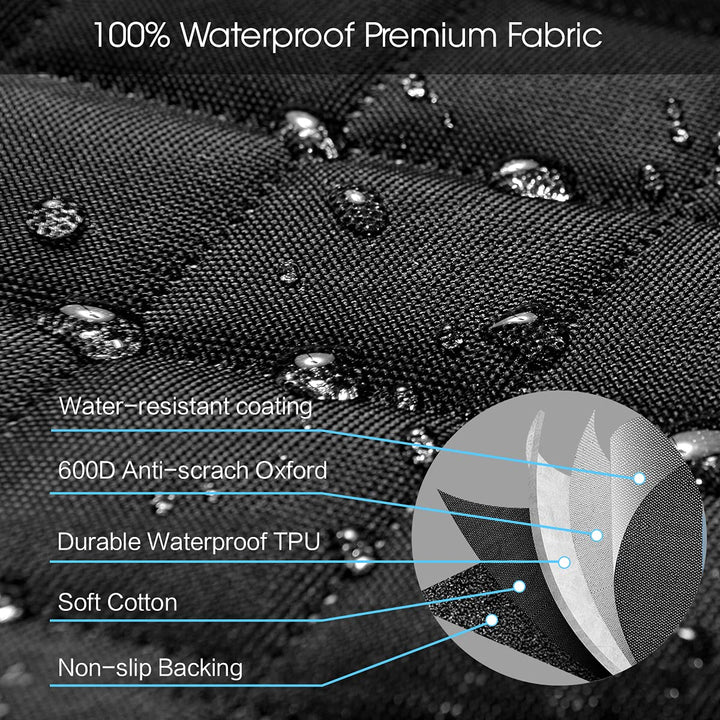 Dog Cargo Liner for SUV,Waterproof Nonslip Pet Car Seat Cover Mat with Mesh Window,Washable Dog Trunk Cover with Bumper Flap - Universal Fit