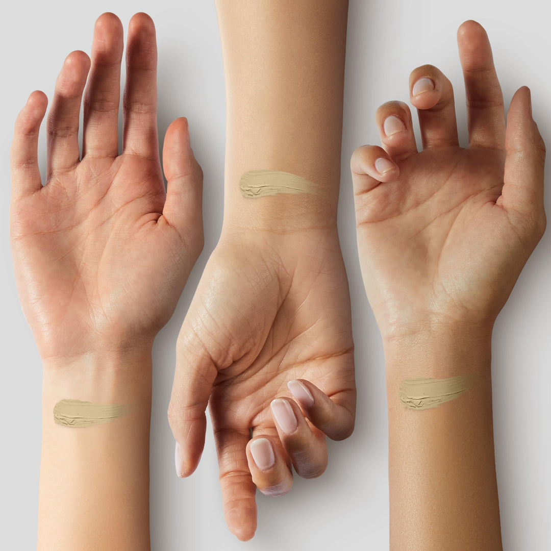 e.l.f, Hydrating Camo Concealer, Lightweight, Full Coverage, Long Lasting, Conceals, Corrects, Covers, Hydrates, Highlights, Medium Neutral, Satin Finish, 25 Shades, All-Day Wear, 0.20 Fl Oz