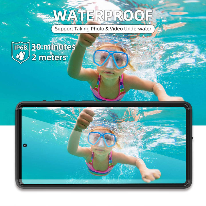 for Samsung Galaxy Note 20 Ultra Waterproof Case Built-in Screen Protector Water Resistant Cover Protective Drop Protection Hard, Shockproof Full Body Case for Samsung Note 20 Ultra 5G, Teal