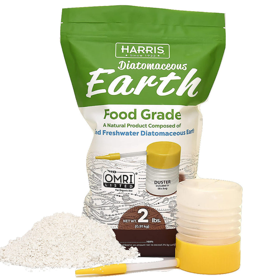 Diatomaceous Earth Food Grade, 2lb with Powder Duster Included in The Bag