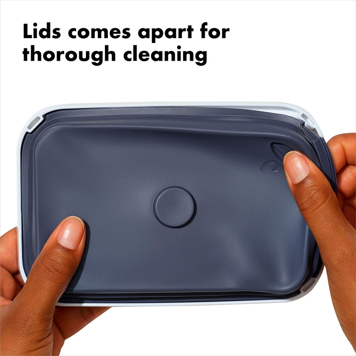 Good Grips POP Container - Airtight Food Storage - Small Square Short 1.1 Qt Ideal for 1 lb of brown sugar or confectioner's sugar
