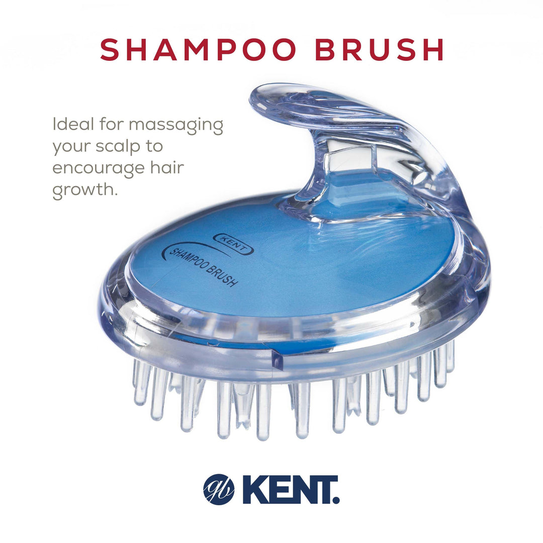Kent SH1 - Shampoo/Conditioner, Scalp Massage, and Hair Growth Shower Wet Brush - 42 Soft Rubber Bristles (3 1/2)