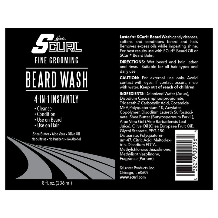 S CURL Beard Wash