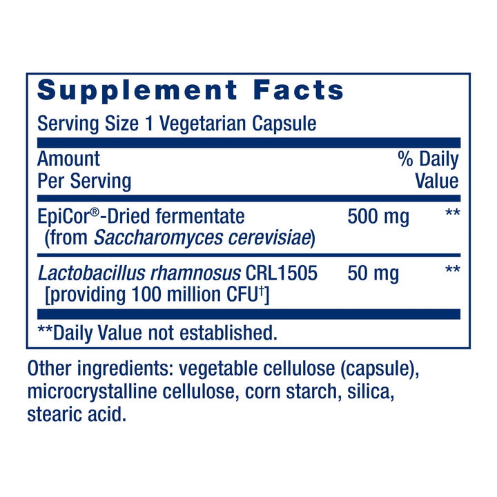 FLORASSIST® Immune & Nasal Defense, L. rhamnosus CRL1505, Immune Response, Healthy Nasal Airflow, Seasonal Support, Gluten-Free, Non-GMO, 1 Daily, Vegetarian, 30 Capsules