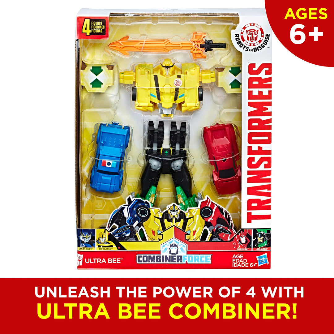 Toys Autobot Team Combiner Pack - 4 Figure Gift Set – Combine into a Super Robot - Age 6 and Up - 8.5 inch (Amazon Exclusive)