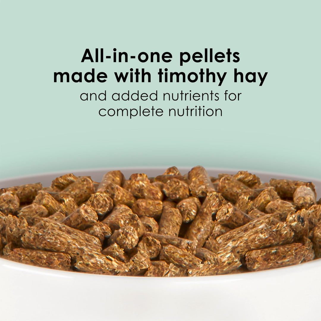 Timothy Complete Rabbit Food, Made with Timothy Hay, High in Fiber, Supports Dental Health and Digestion, 4.5 pounds