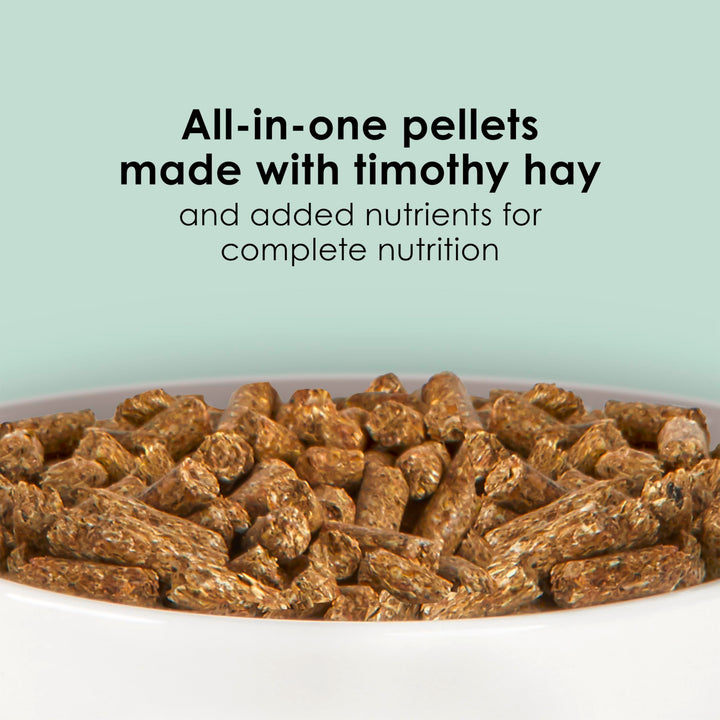 Timothy Complete Rabbit Food, Made with Timothy Hay, High in Fiber, Supports Dental Health and Digestion, 4.5 pounds
