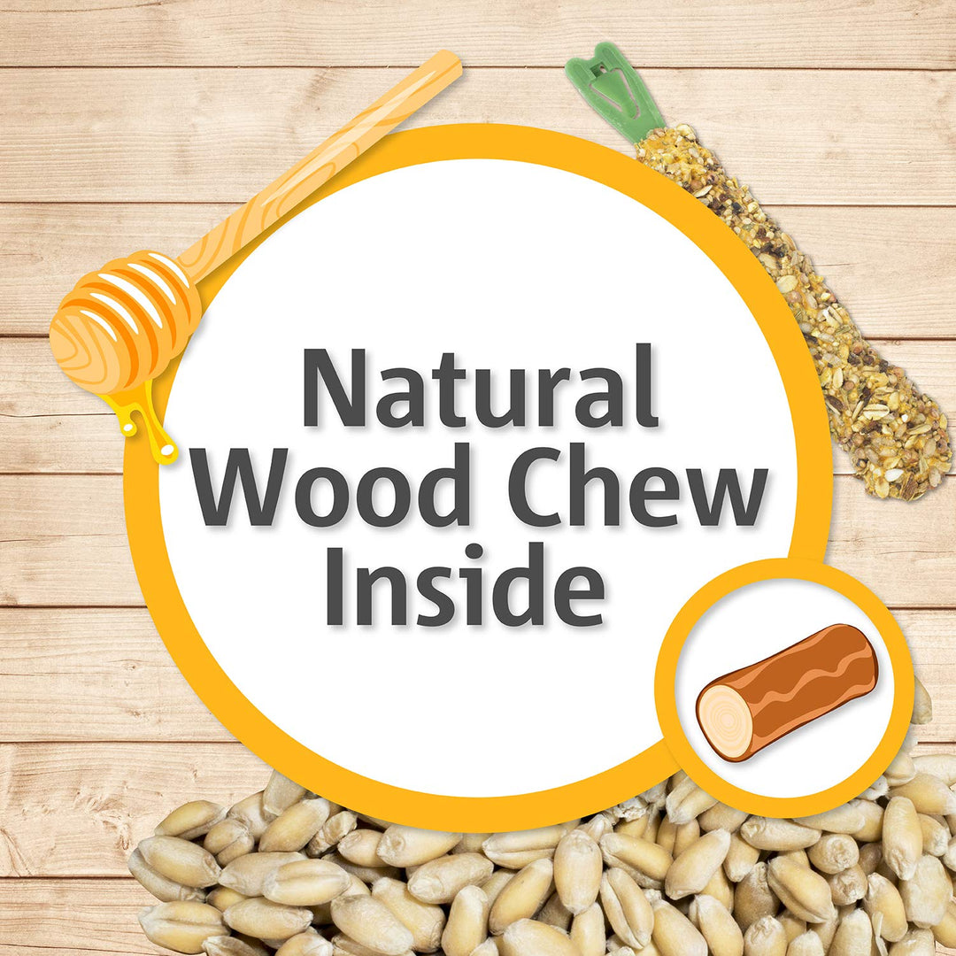 Crunch Sticks Rabbit Treat - Carrot and Honey - Rabbit Chew Sticks (Wild Berry & Honey)